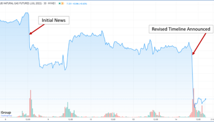 Market Monitor – US Natural Gas Prices Fall Sharply, Fears of Winter Shortages Eased